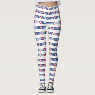 Leggings with flagga of Cincinnati City, USA