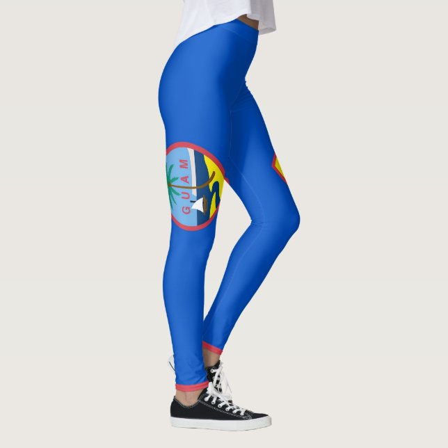 Leggings with flagga of Guam, USA (Höger)