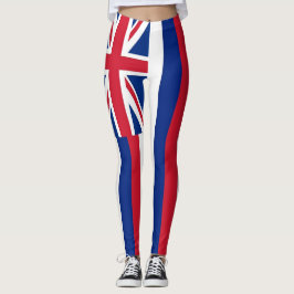 Leggings with flagga of Hawaii State, USA