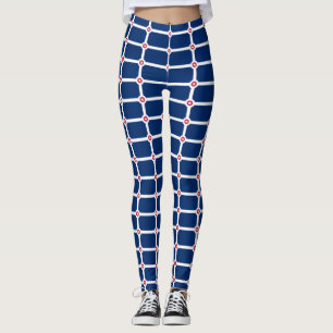 Leggings with flagga of Indianapolis City, USA
