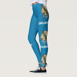 Leggings with flagga of Oklahoma State, USA