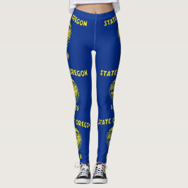 Leggings with flagga of Oregon State, USA