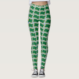 Leggings with flagga of Portland City, USA