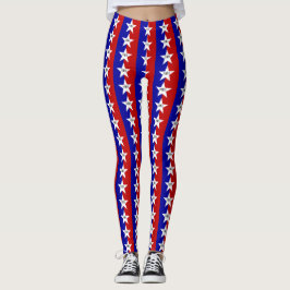 Leggings with flagga of San Antonio City, USA