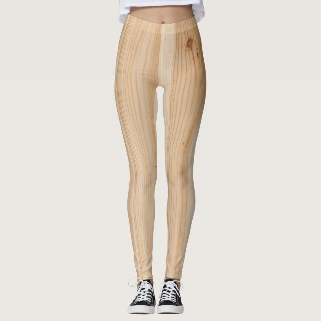 Leggings-wood-struktur Leggings (Framsida)