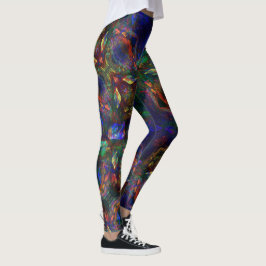 Leggings Yoga Byxor Fiery Opal