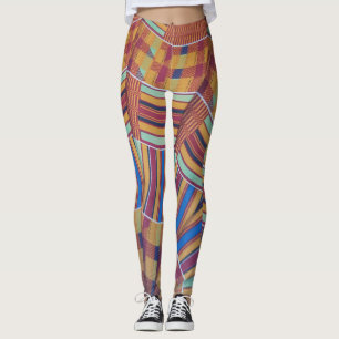 Leggings Yoga Stretch Byxor African Mönster