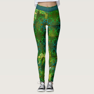 Leggings zócalo en verde