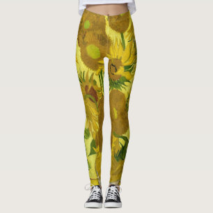 Leggins för Van Gogh samlingssolrosor Leggings