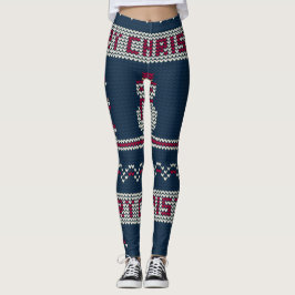 Leggins jul. | dam-Julbalar. Leggings
