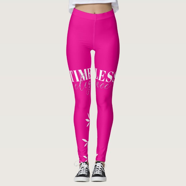 Leggins (Klarrosa) Leggings (Framsida)