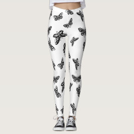 Leggins Moths Mönster Leggings