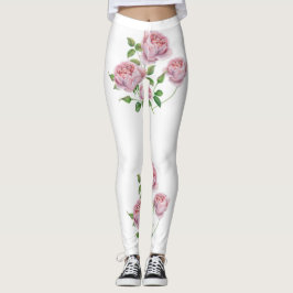 leggins rosas a la acuarela leggings