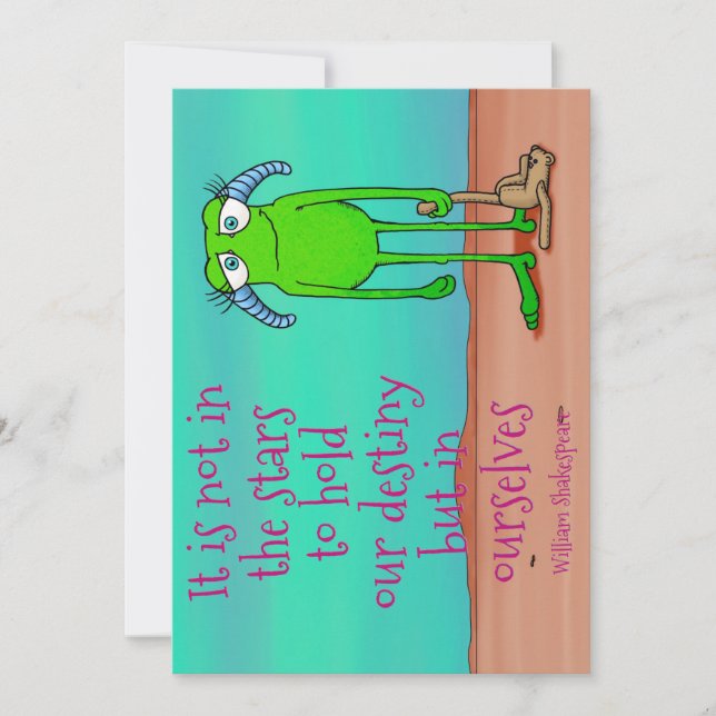 Leggs with quote, holiday card julkort (Framsida)