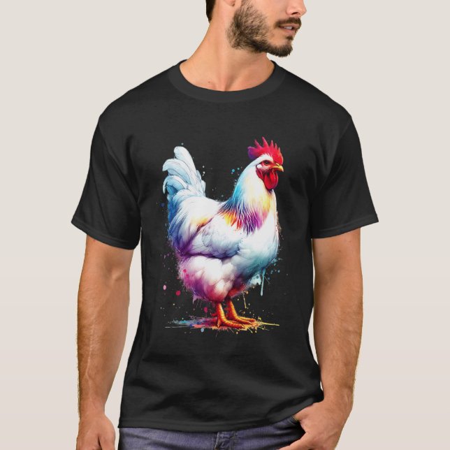 Leghornkyckling T Shirt (Framsida)