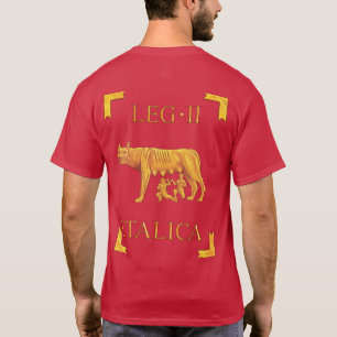 Legio II Italica Vexillum för romare 2 T-tröja Tee Shirt