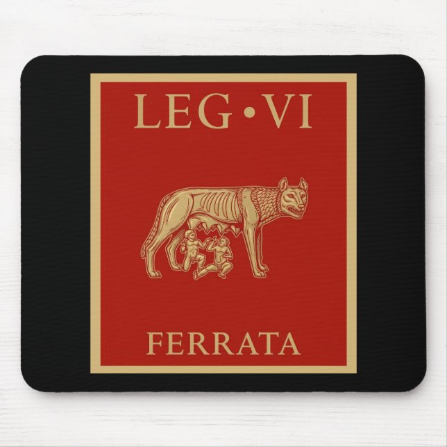 Legio VI Ferrata: Ancient Roman Legion Vexillum Musmatta (Framsidan)