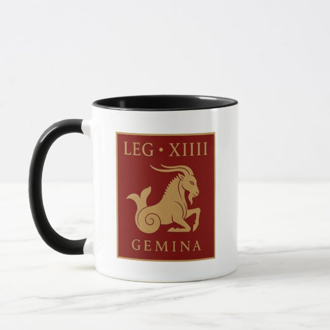 Legio XIV Gemina Romersk legionssymbol Mugg (Vänster)
