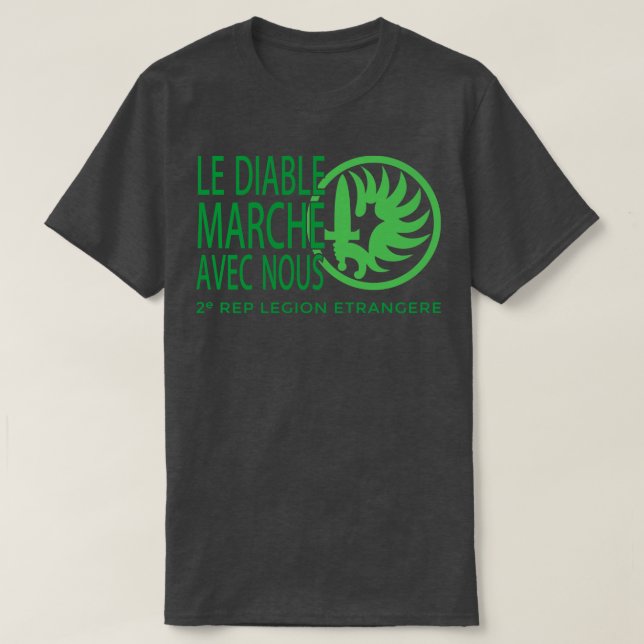 Legion Etrangere Foreign Legion T Shirt (Design framsida)