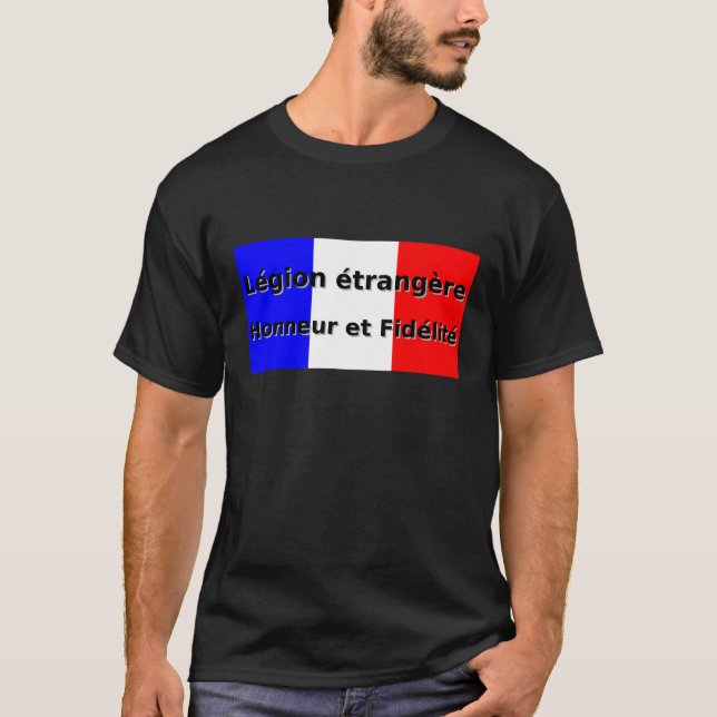 Legion etrangere - Honneur et Fidelite T-shirt (Framsida)