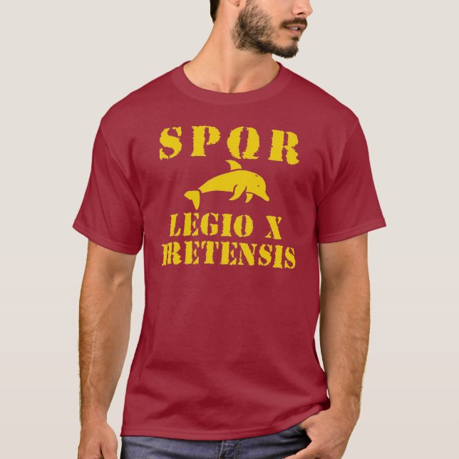 Legion för Octavian/Augustus 10th Fretensis Tee Shirt (Framsida)