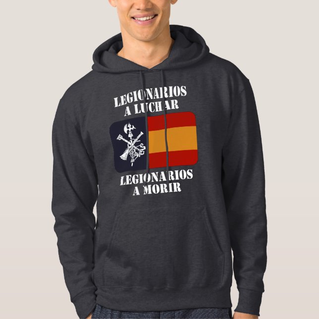 Legionärer att kämpa 2 hoodie (Framsida)