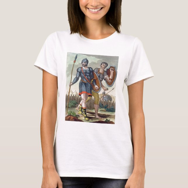 Legionärerna, från "L'Antica Roma", 1825 (färg li Tee (Framsida)