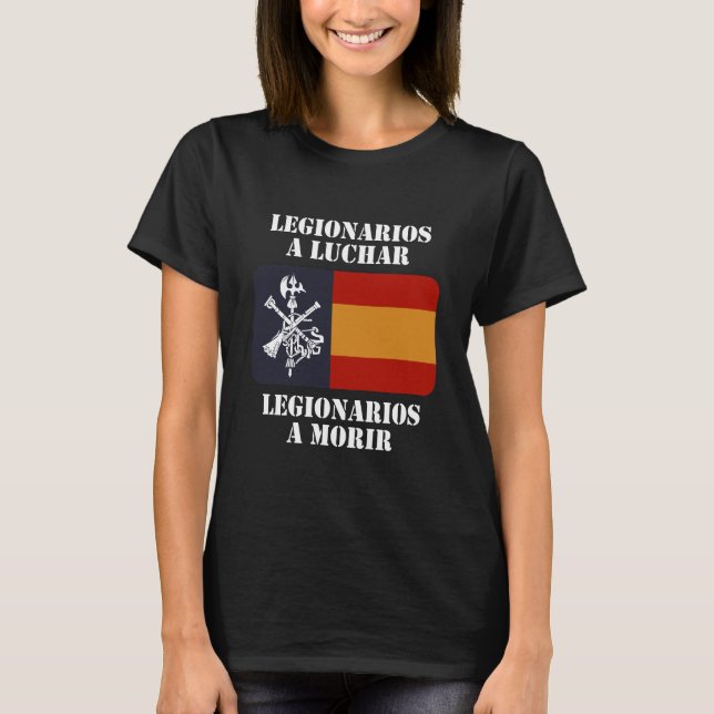 Legionarios a luchar 2 t shirt (Framsida)