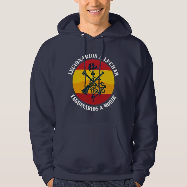 Legionarios a luchar hoodie (Framsida)
