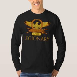 Legionary Ancient Roman Legion Eagle Aquila Spqr T Shirt