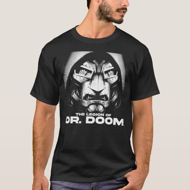 Legionen av Dr Doom Vintage T Shirt (Framsida)