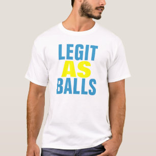 Legit som bollar tee shirt