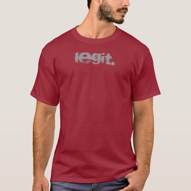 legit. tee shirt (Framsida)