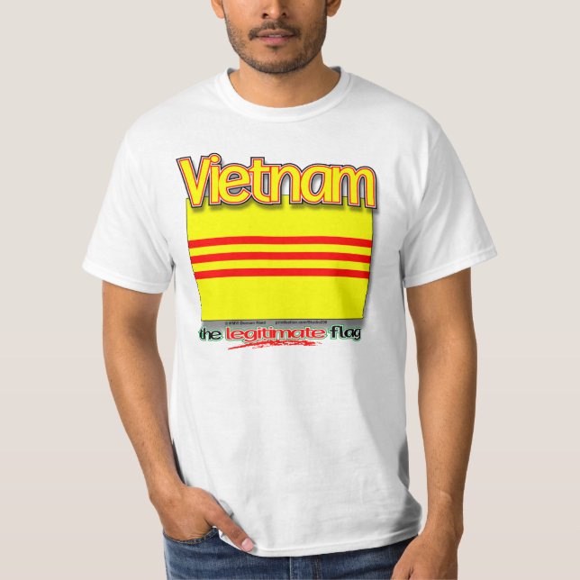 Legitimera flaggaskjortan tee (Framsida)