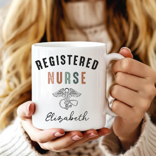 Legitimerad Sjuksköterska Retro Sjuksköterskeexa Kaffemugg