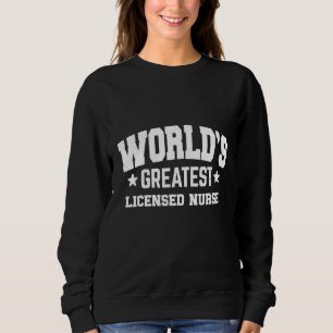 Legitimerad Sjuksköterska Världens Bästa 2:a Dekor T Shirt