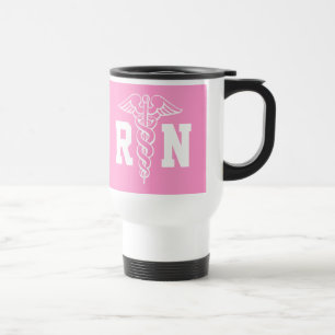 Legitimerad sjuksköterskatravel mug   RN med Resemugg