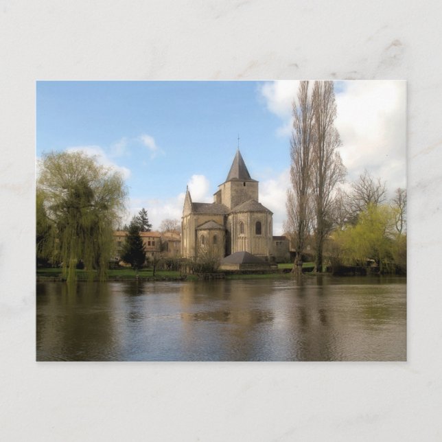 l'Eglise Jazeneuil Vykort (Framsida)