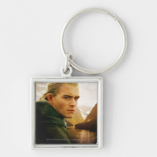 LEGOLAS GREENLEAF™ 3/4-profil Fyrkantig Silverfärgad Nyckelring