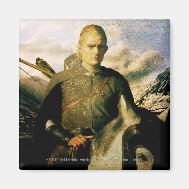 LEGOLAS GREENLEAF™ Close on Horse Magnet (Framsidan)