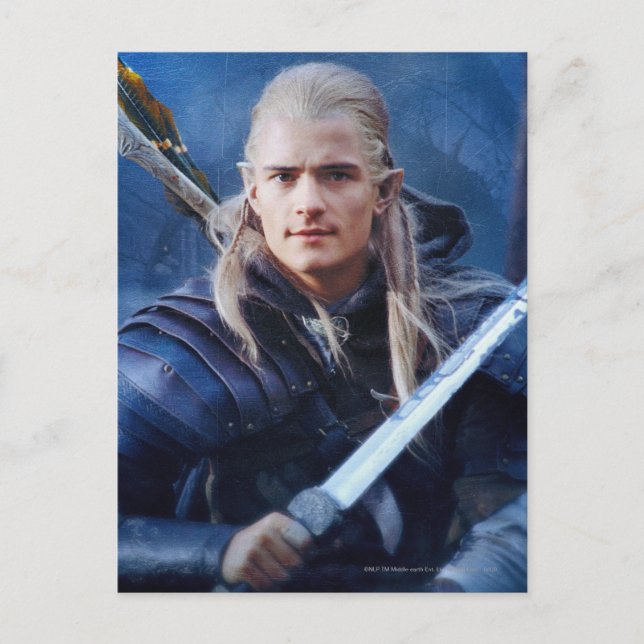LEGOLAS GREENLEAF™ i Blue Vykort (Framsida)