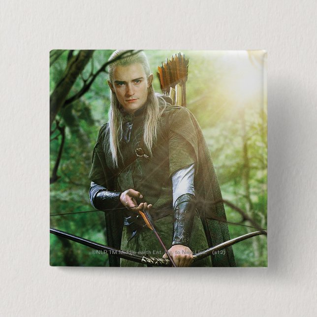 LEGOLAS GREENLEAF™ med båge Knapp (Framsida)