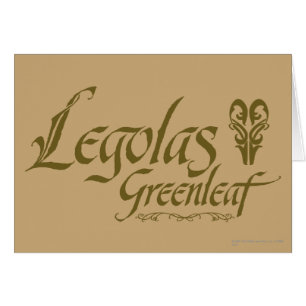 LEGOLAS GREENLEAF™ Namn Hälsningskort