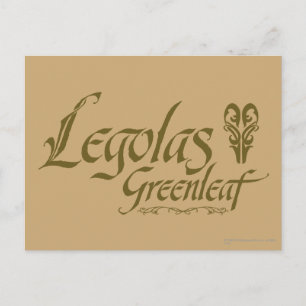 LEGOLAS GREENLEAF™ Namn Vykort