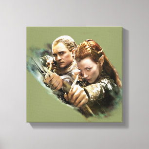 LEGOLAS GREENLEAF™- och TAURIEL™-grafik Canvastryck