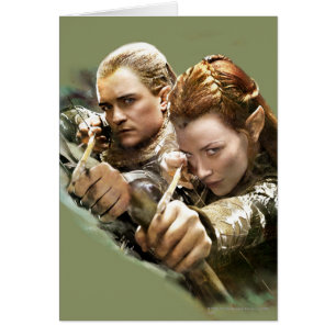 LEGOLAS GREENLEAF™- och TAURIEL™-grafik Hälsningskort