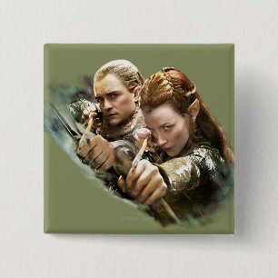 LEGOLAS GREENLEAF™- och TAURIEL™-grafik Knapp