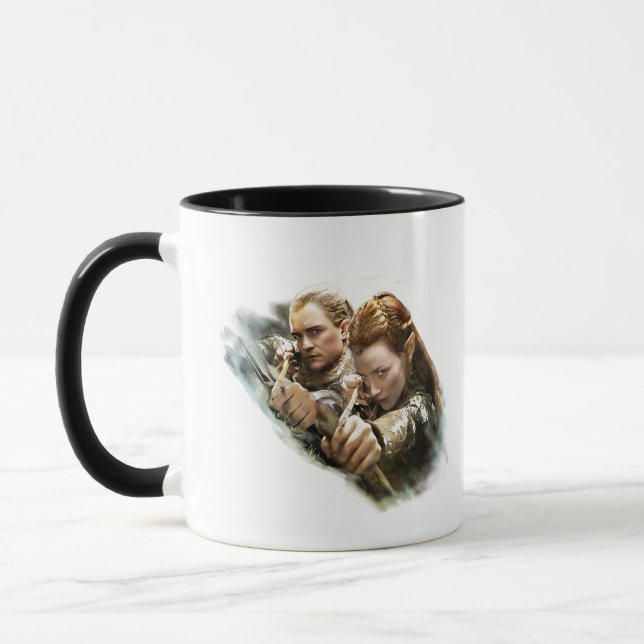 LEGOLAS GREENLEAF™- och TAURIEL™-grafik Mugg (Vänster)