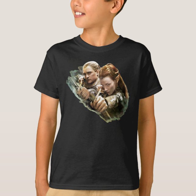 LEGOLAS GREENLEAF™- och TAURIEL™-grafik Tee (Framsida)