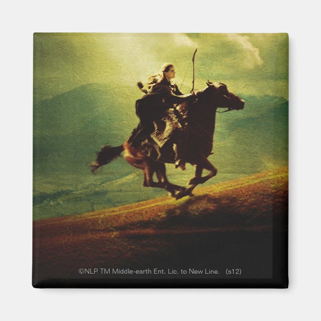 LEGOLAS GREENLEAF™ on Horse Magnet (Framsidan)